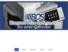 Tablet Screenshot of bluegrassofficesystems.com
